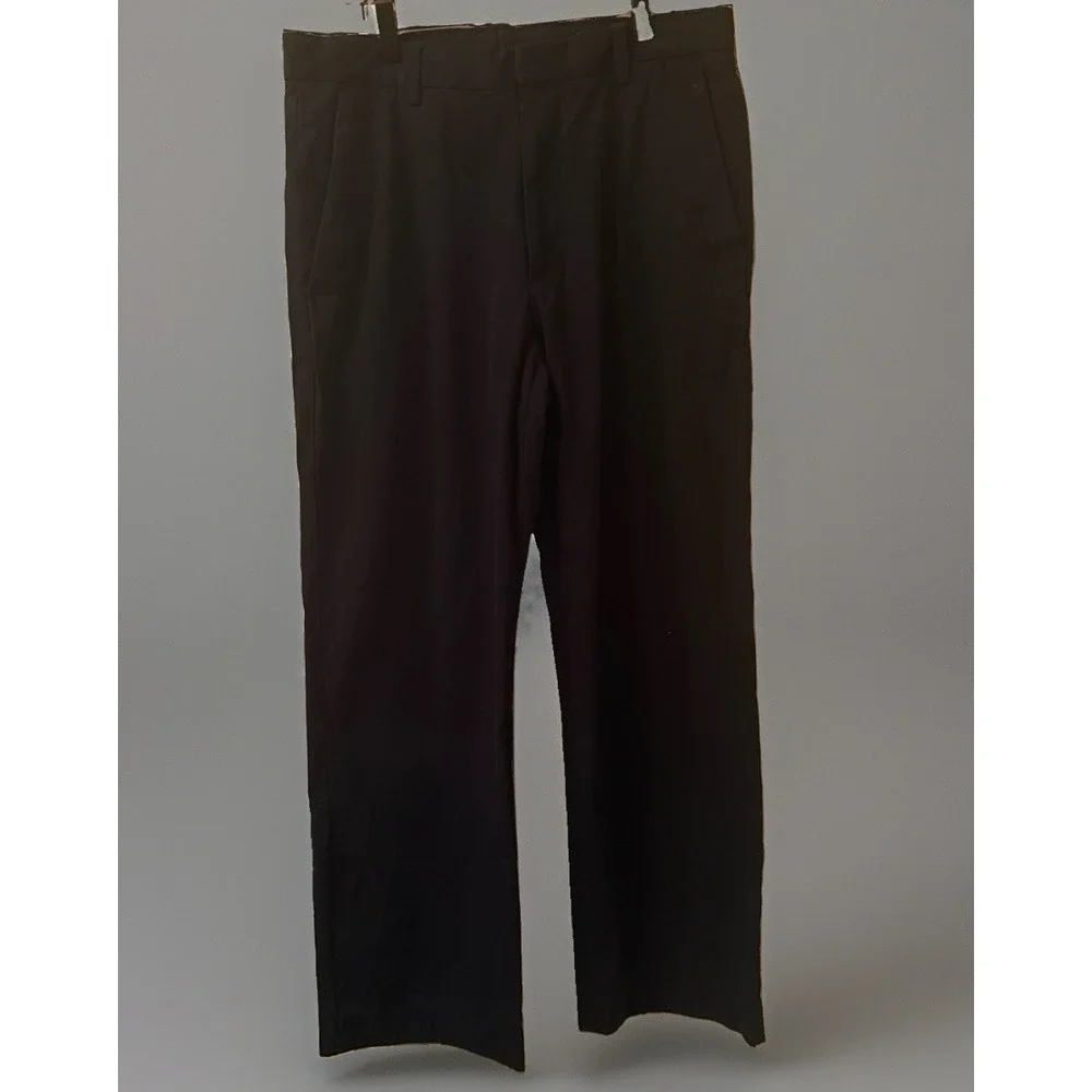 Vintage Y2K Banana Republic Dawson Mens Chino Pants 33x29 Black 100% Cotton